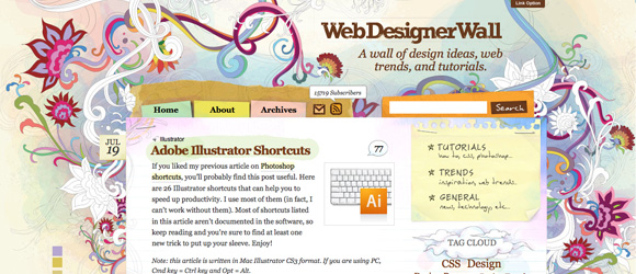 webdesign inspirasjon webdesigner wall